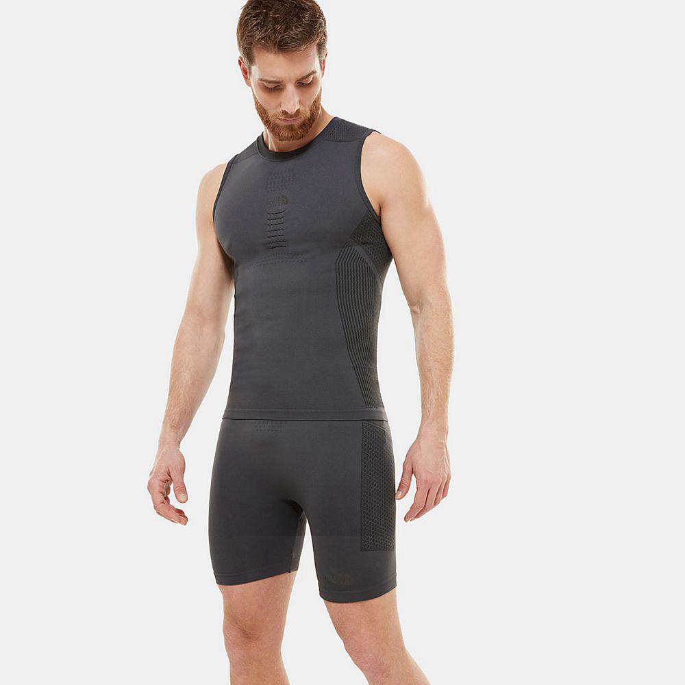 The North Face Active Boxer Ανδρικα Σορτς - Γκρι / Μαυρα (METK06439)